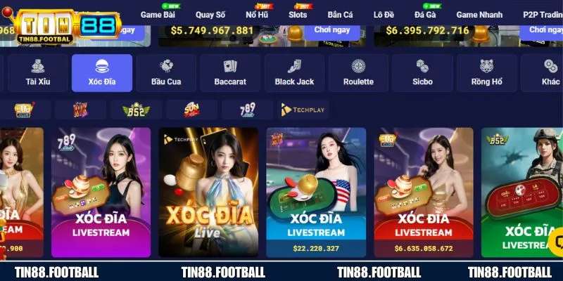 Xóc đĩa tựa game thú vị được đông đảo hội viên tham gia